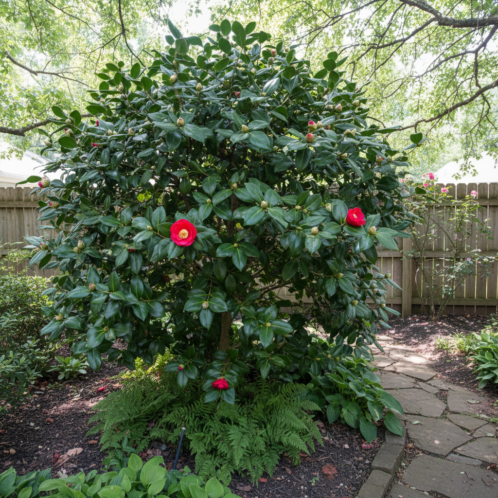 Red Camellia Japonica Flower Seeds for Garden Planting