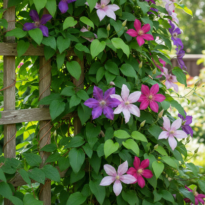 Clematis Flower Seeds for Planting – Mixed Color Climbing Blooms for All Seasons