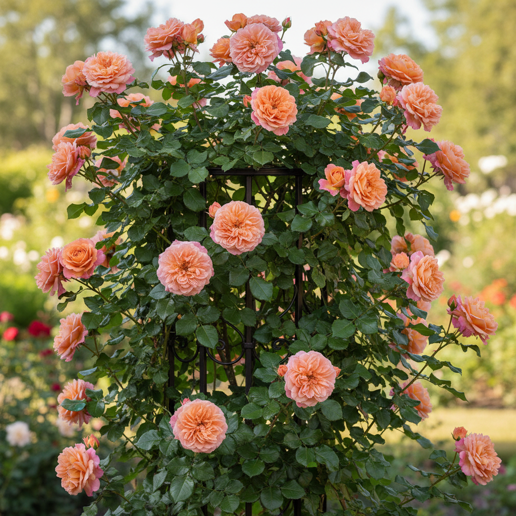 Peach Climbing Rose Flower Seeds - Climbing Rose Flower Seeds for Garden