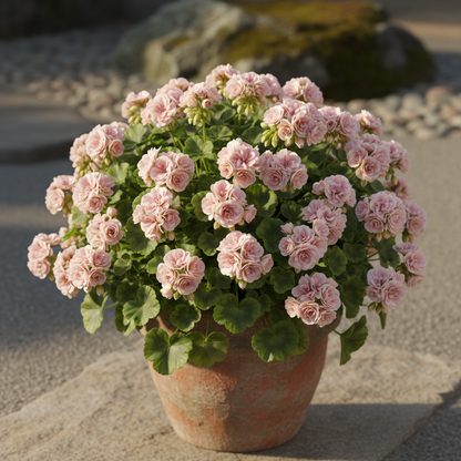 Japanese Rosebud Pelargonium (Geranium) Flower Seeds – Peach Blooms