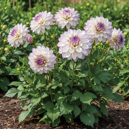 Mixed White and Purple Dahlia Flower Seeds - Dahlia Flower Seeds for Garden