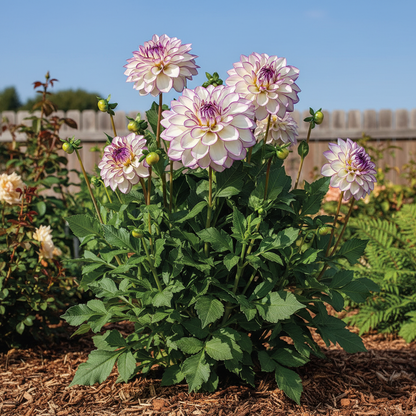Mixed White and Purple Dahlia Flower Seeds - Dahlia Flower Seeds for Garden