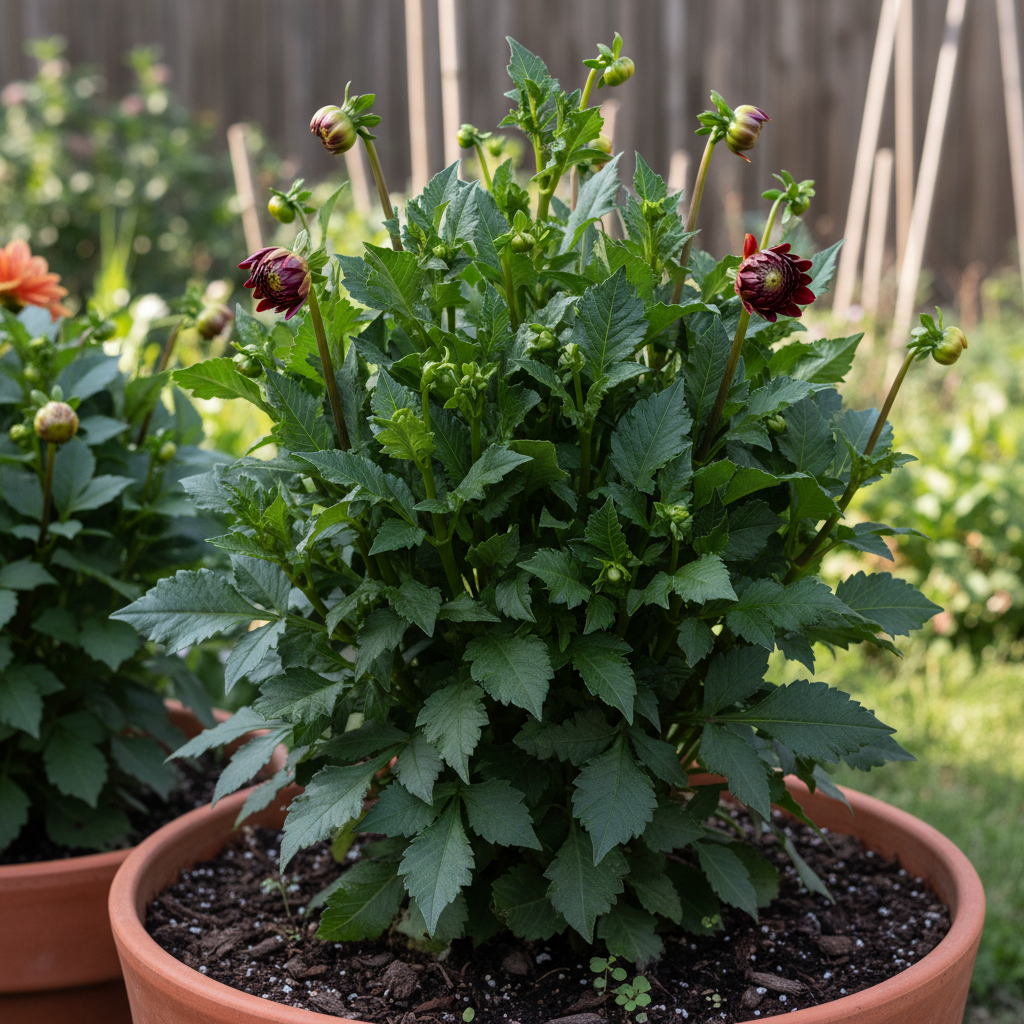 Mixed Burgundy and Black Dahlia Flower Seeds - Dahlia Flower Seeds for Garden