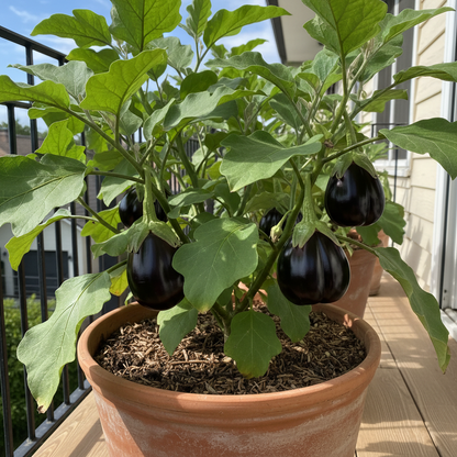 Organic Black Beauty Brinjal Eggplant Seeds for Planting