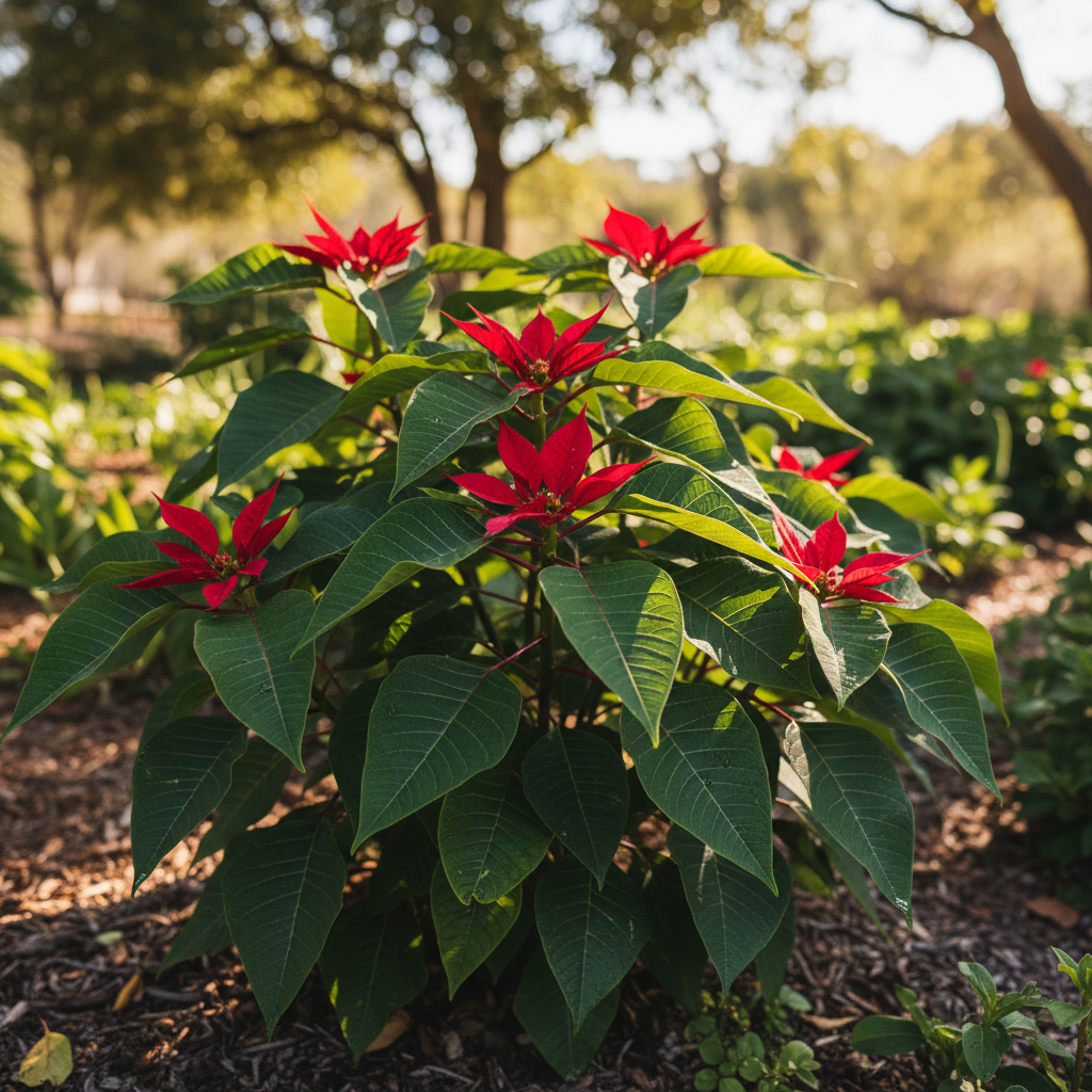 Euphorbia Pulcherrima Flower Seeds – Poinsettia for Planting