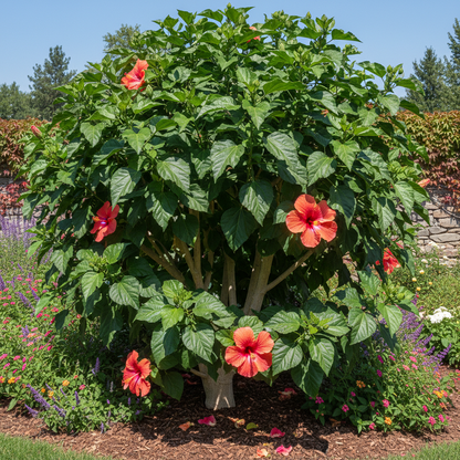 Black Pink Purple Giant Hibiscus Flower Seeds