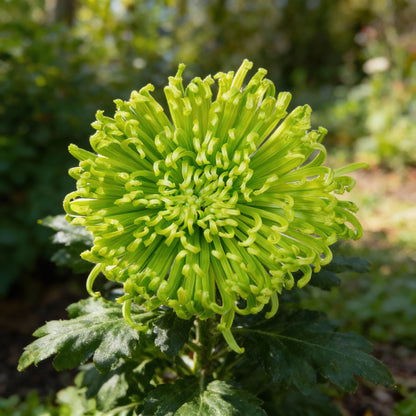 Green Spider Chrysanthemum Flower Seeds for Planting – Ornamental Cut Flower Variety