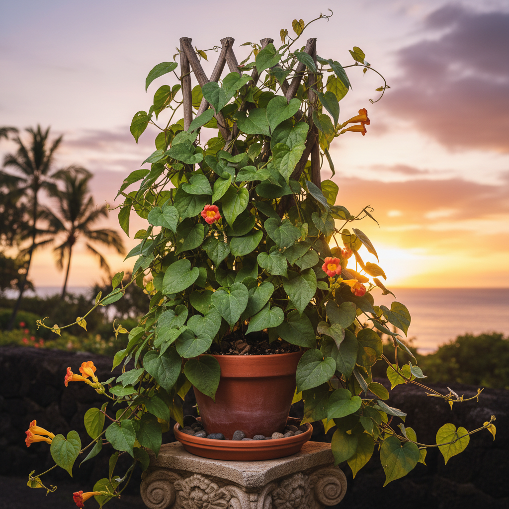 Hawaiian Sunset Vine Flower Seeds for Planting