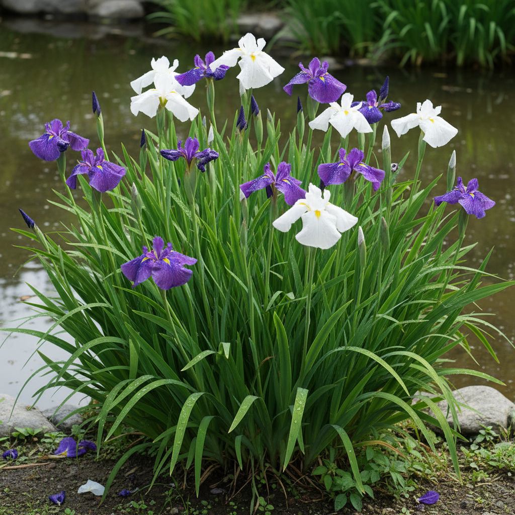 Japanese Iris Seeds – Iris Ensata for Water Gardens & Perennial Borders