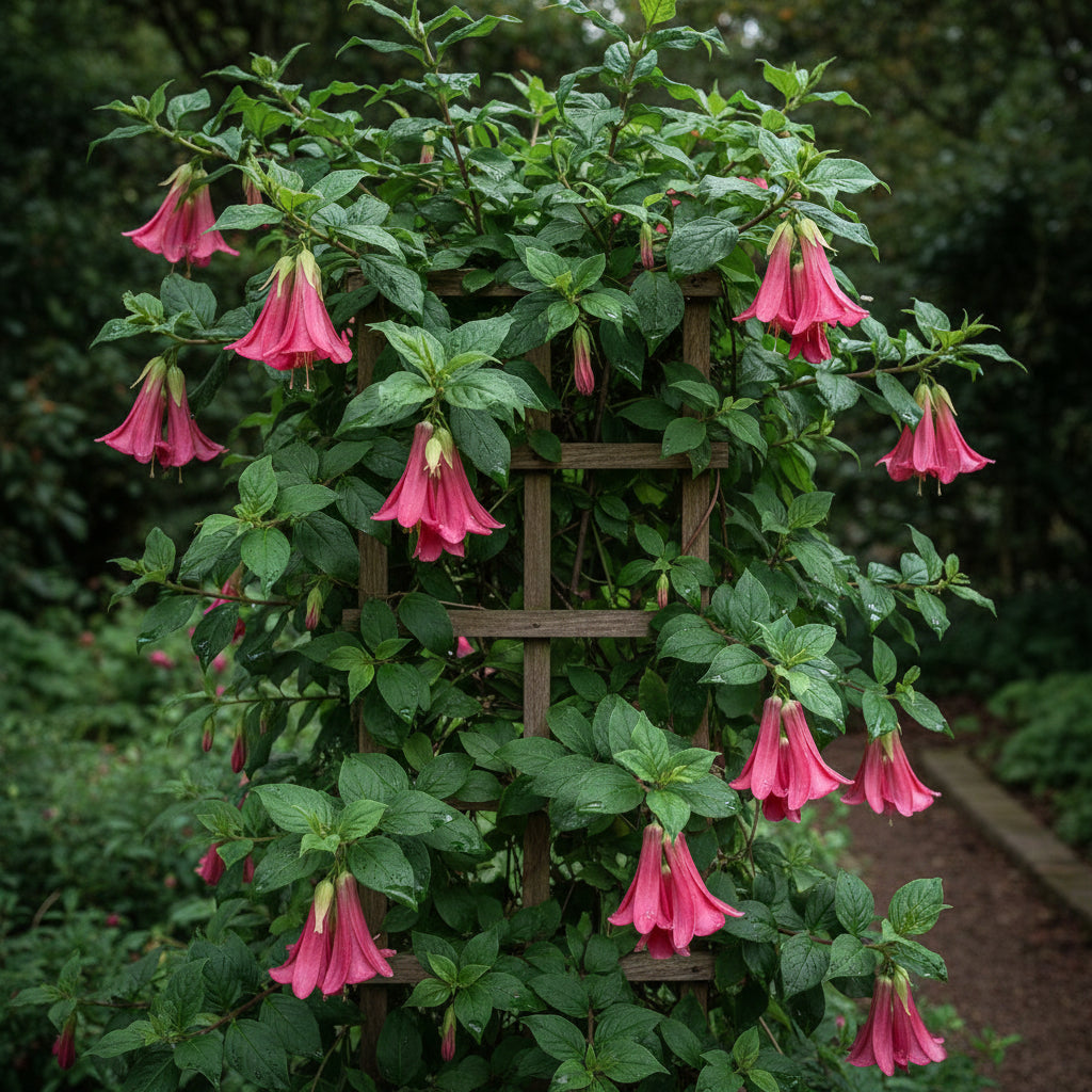 Lapageria Rosea Flower Seeds for Planting – Exotic Chilean Bell Vine for Elegant Gardens
