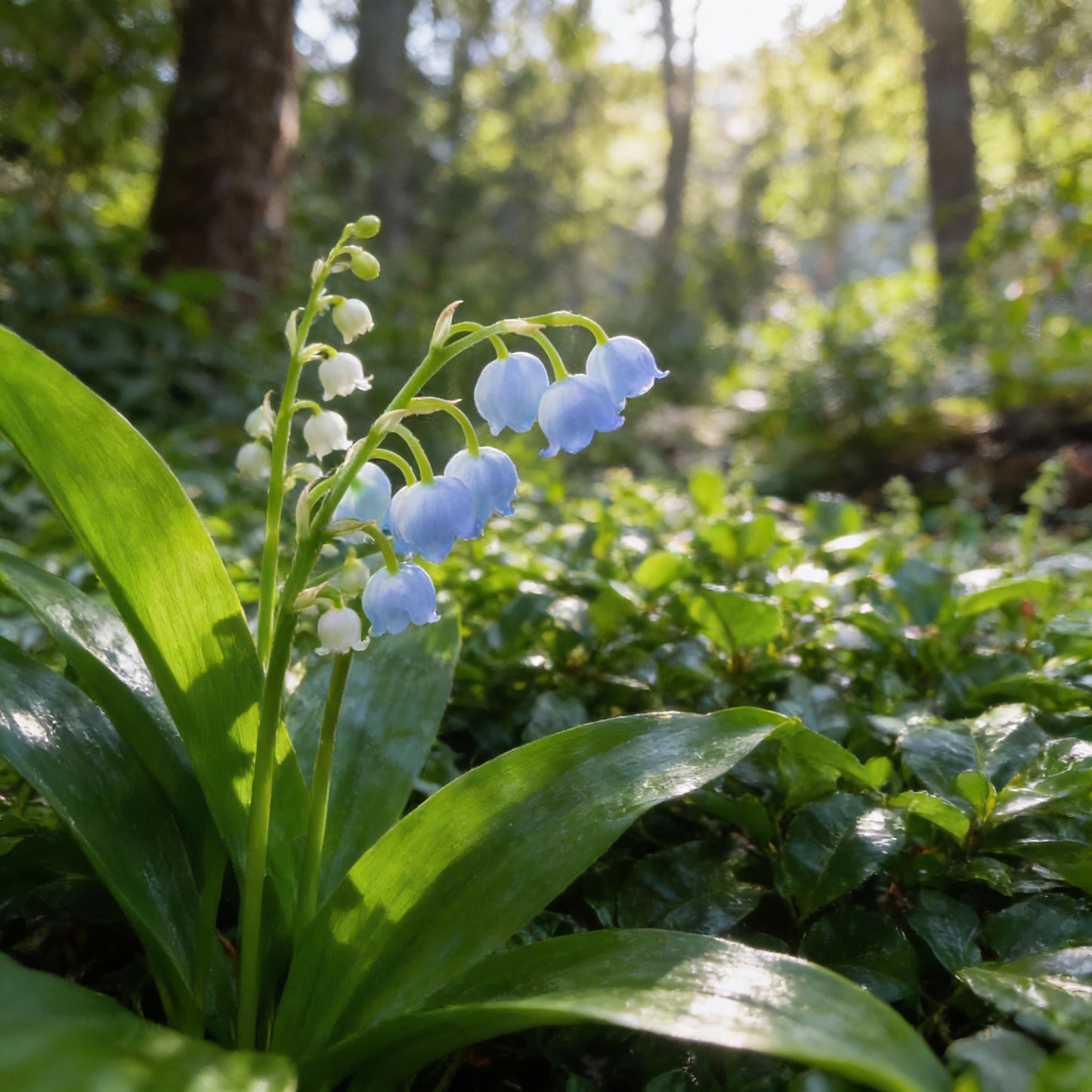 Blue Lily of the Valley Flower Seeds for Planting – Rare Elegant Perennial Blooms