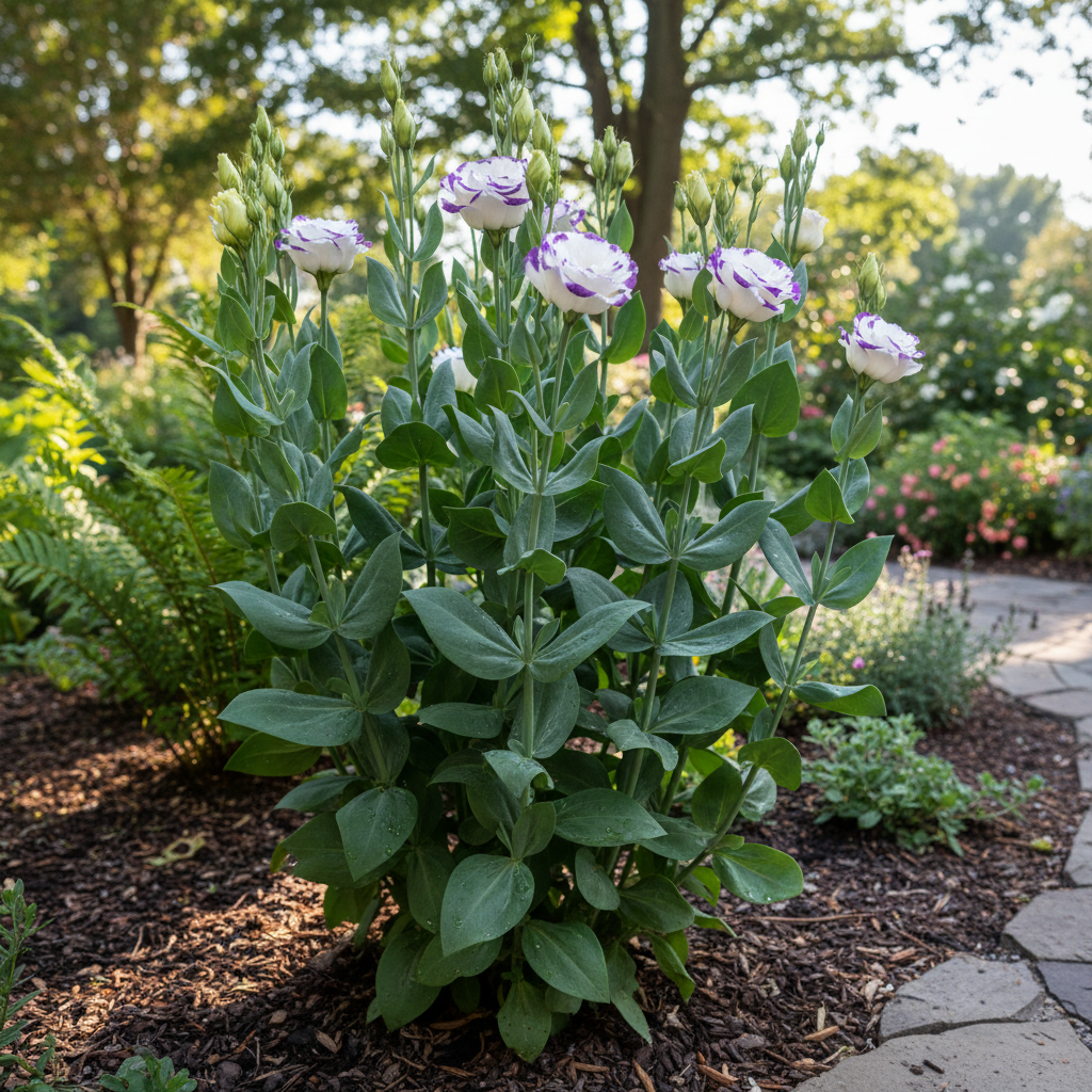 Lisianthus Rosita 2 Blue Picotee Flower Seeds for Planting