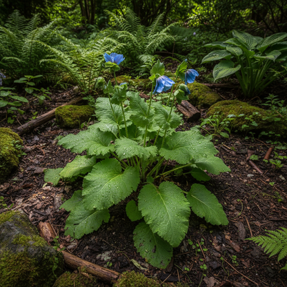 Meconopsis Baileyi Seeds – Blue Himalayan Poppy Flower Seeds