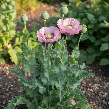 Papaver Somniferum Hens and Chickens Seeds for Planting – Unique Multi-Pod Poppy Blooms