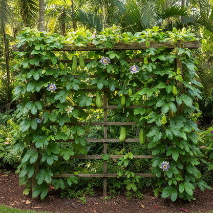 Giant Granadilla Red Passion Flower Vine Seeds - Passion Flower Seeds for Garden