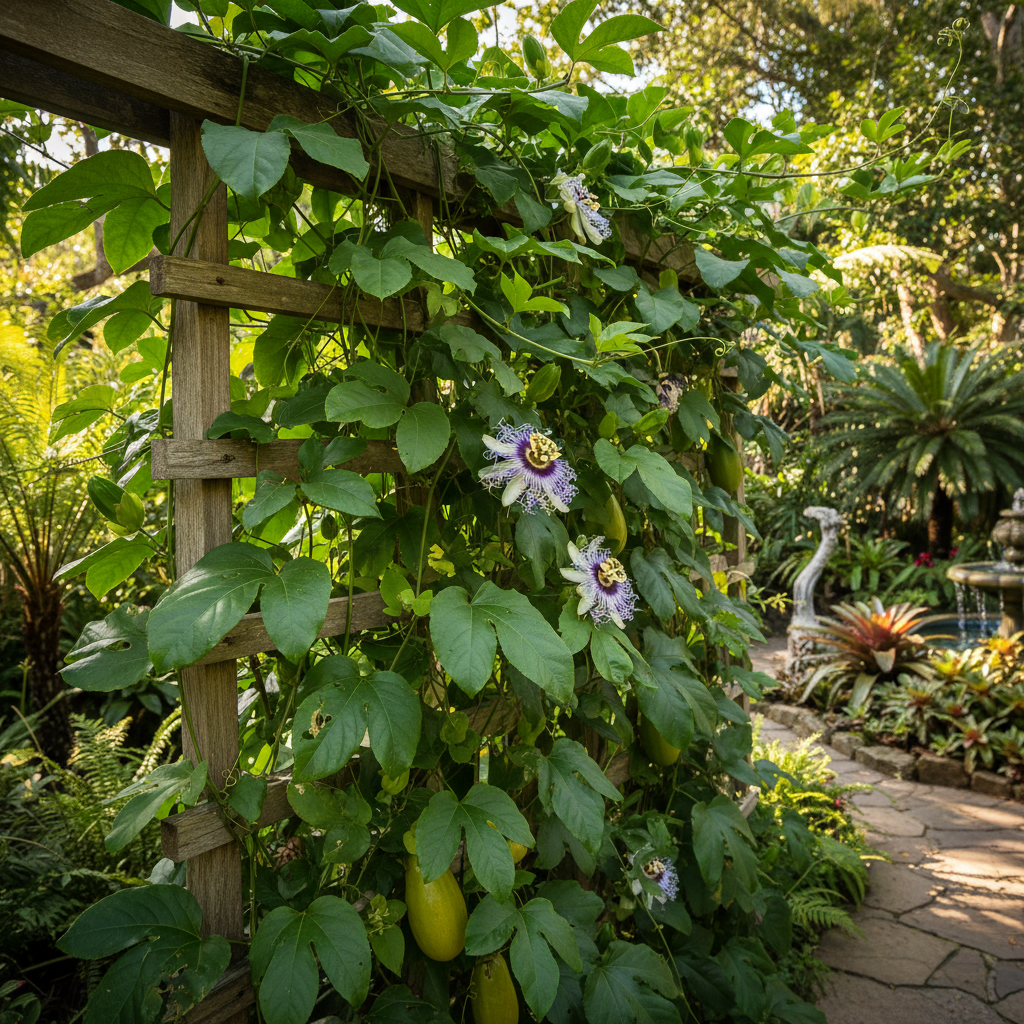 Giant Granadilla Red Passion Flower Vine Seeds - Passion Flower Seeds for Garden
