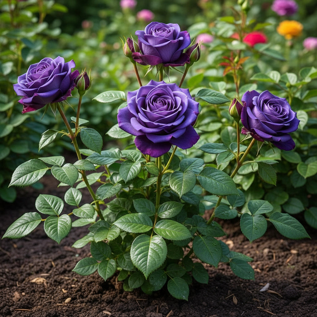 Purple Blue Rose Flower Seeds for Planting – Ornamental Blooms