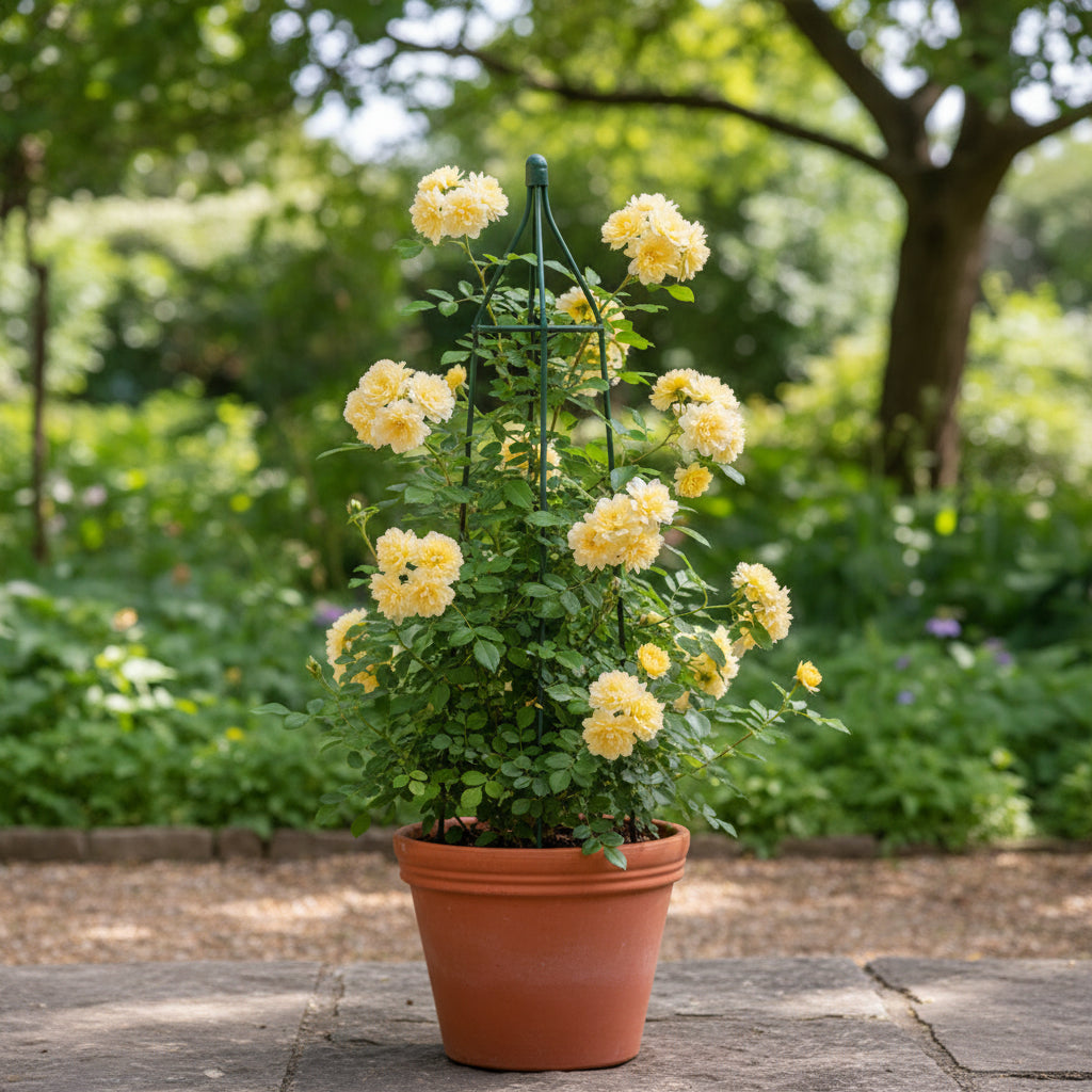 Rosa Banksiae Flower Seeds for Planting – Lady Banks Yellow Climbing Rose Seeds