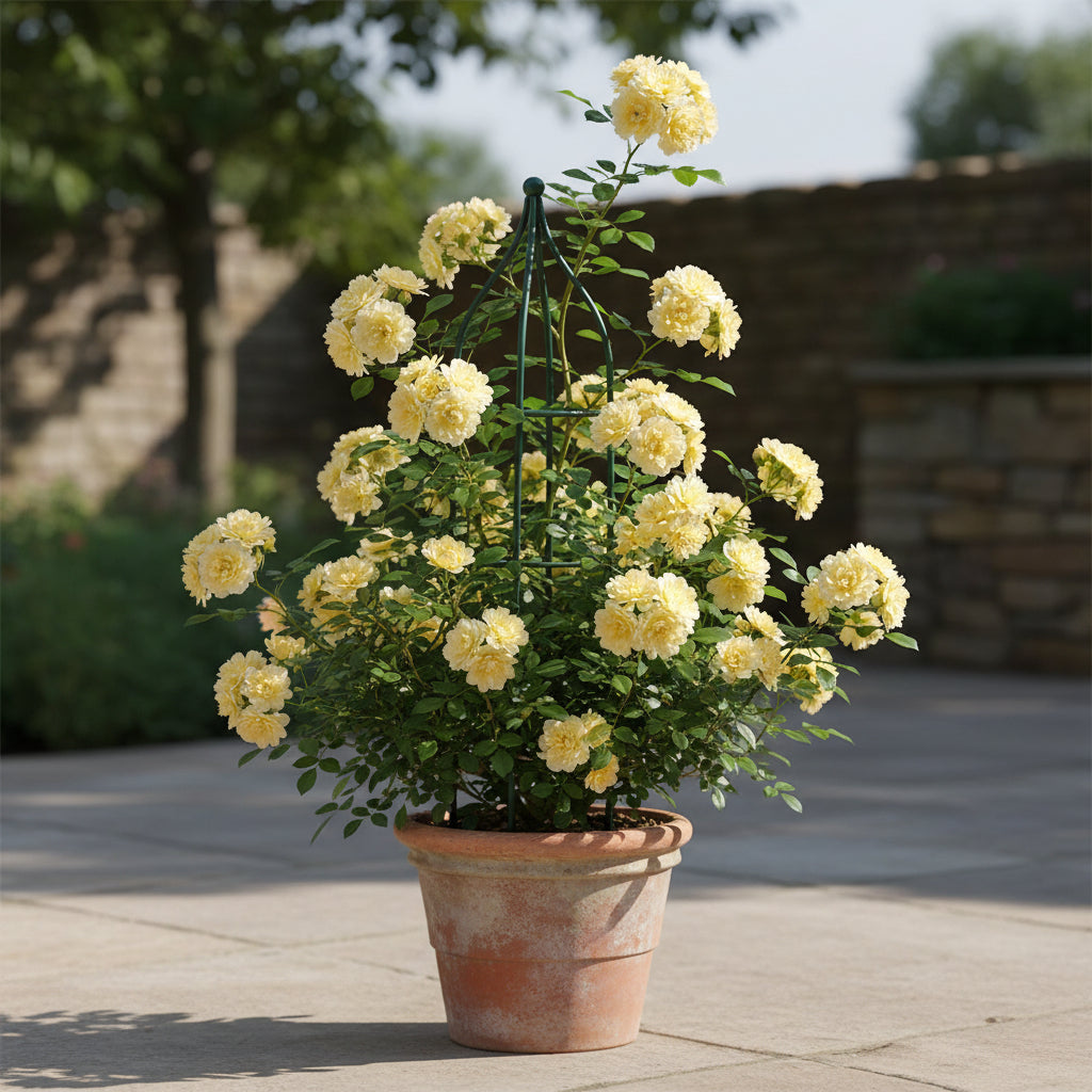 Rosa Banksiae Flower Seeds for Planting – Lady Banks Yellow Climbing Rose Seeds