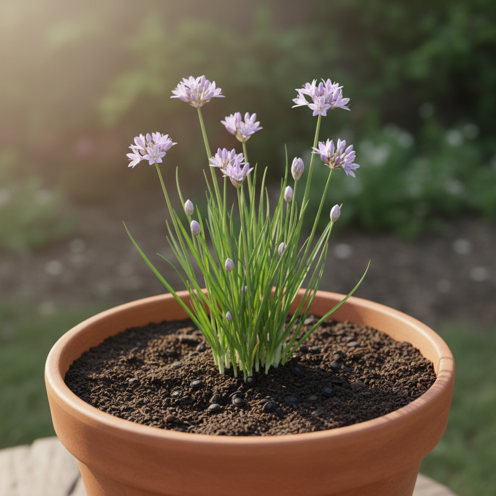 Society Garlic Herb Seeds for Planting – Elegant Garlic-Scented Ornamental Herb for Gardens