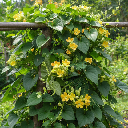 Telosma Cordata Seeds for Planting (Evergreen Fragrant Climber Flower)