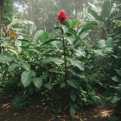 Red & Green Torch Ginger Flower Seeds for Planting