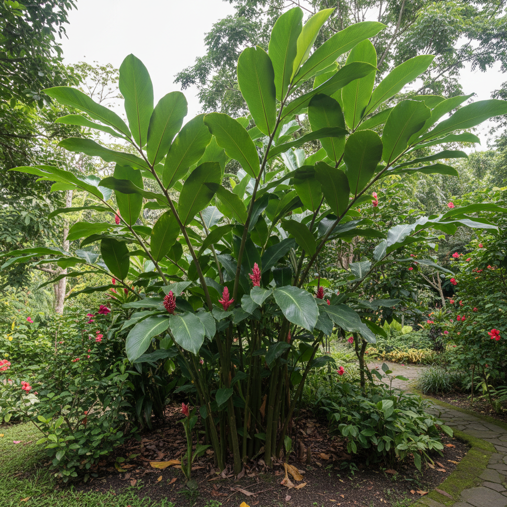 Red & Green Torch Ginger Flower Seeds for Planting