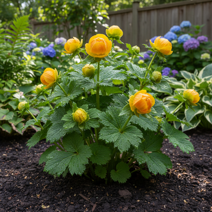Trollius Chinensis Seeds for Garden Planting