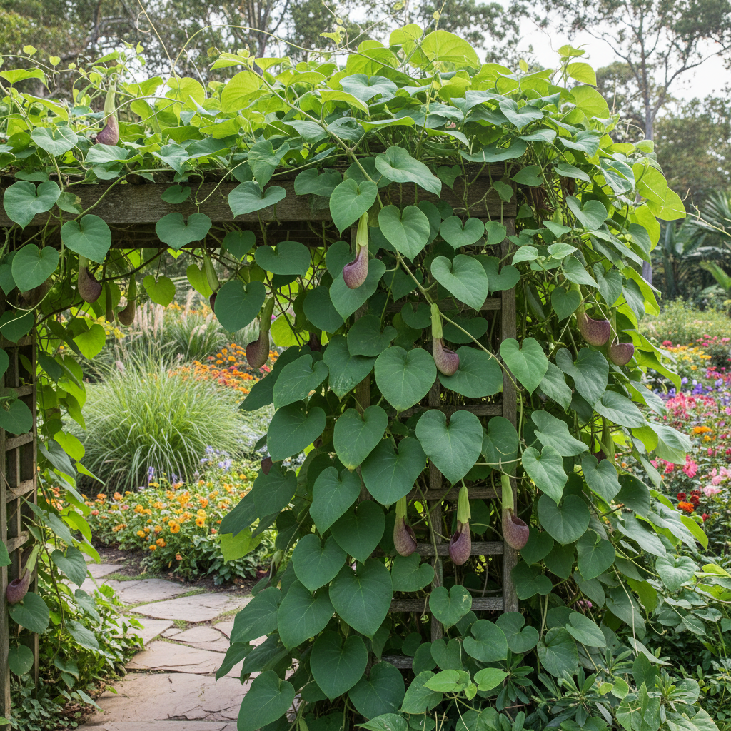 Tropica Dutchmans Pipe Vine Seeds - Climbing Flower Seeds for Garden