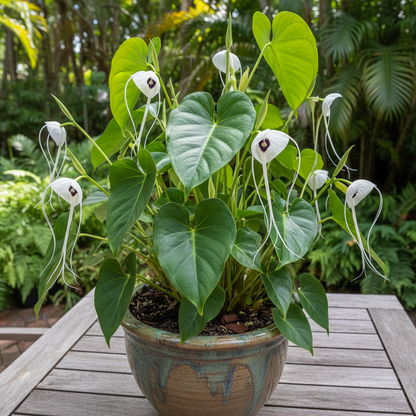 White Batflower Seeds - Tacca Integrifolia Flower Seeds for Garden