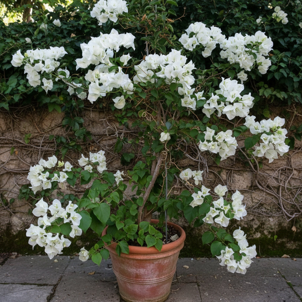 White Bougainvillea Flower Seeds for Planting