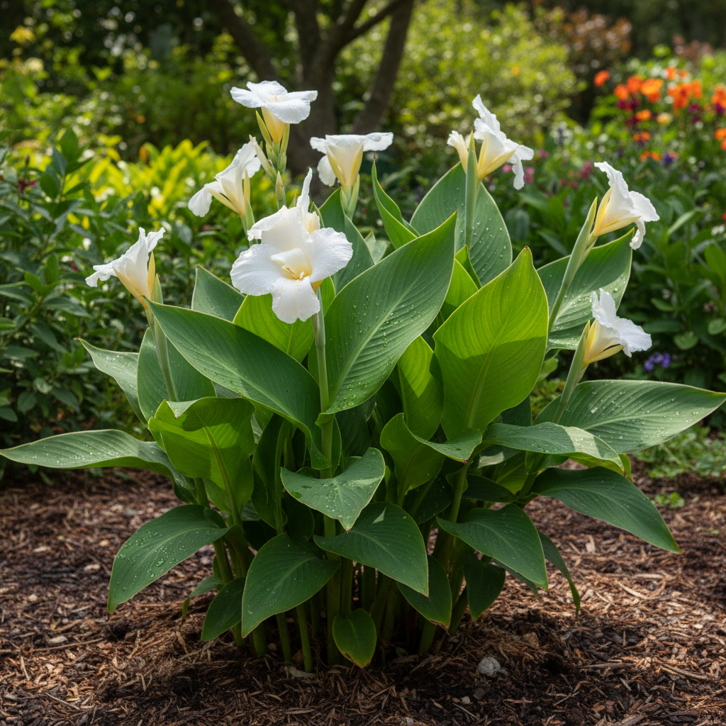 Premium White Canna Flower Seeds for Planting