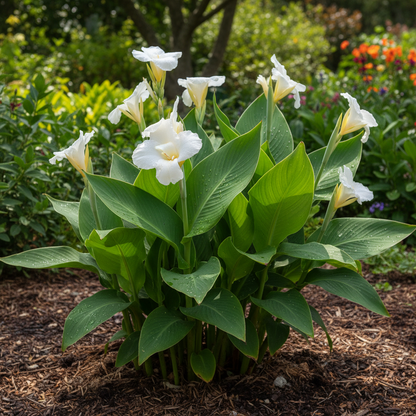 Premium White Canna Flower Seeds for Planting