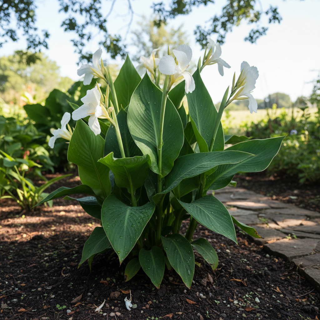 Premium White Canna Flower Seeds for Planting