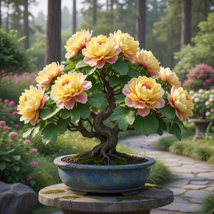 Yellow Peony Bonsai Flower Seeds – 100 Pcs