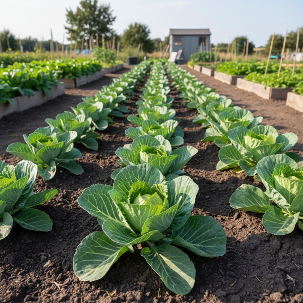 Giant Cabbage Vegetable Seeds for Planting – Leafy Garden Cabbage