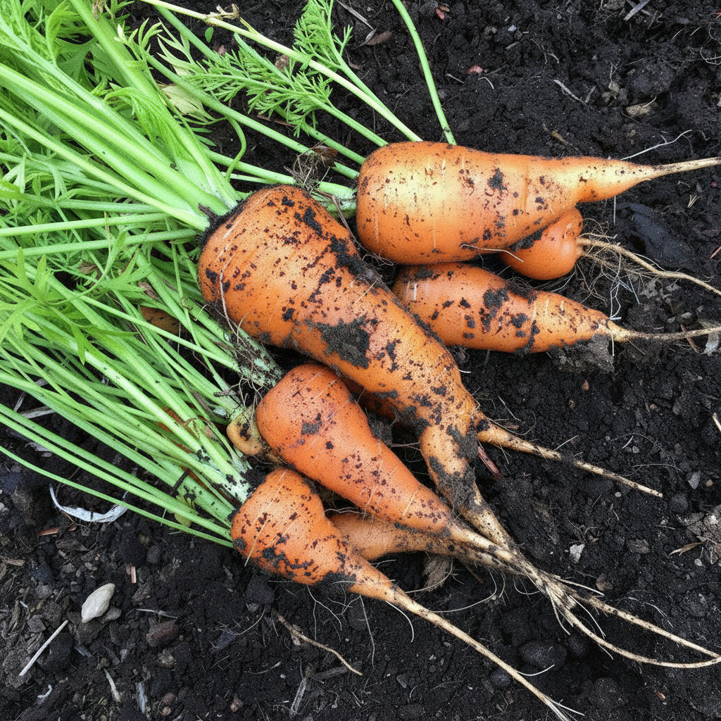 Red Cored Chantenay Carrot Seeds - Heirloom Sweet Crisp Carrot Seeds for Home Garden