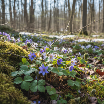Hepatica Nobilis Flower Seeds for Garden Planting