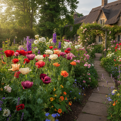 Heritage Farm Poppy Seeds - Poppy Flower Seeds for Garden