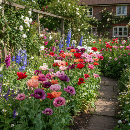 Heritage Farm Poppy Seeds - Poppy Flower Seeds for Garden