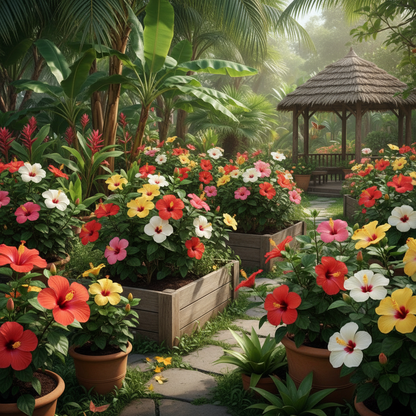 Red Dinner Plate Hibiscus Flower Seeds - Hibiscus Flower Seeds for Garden