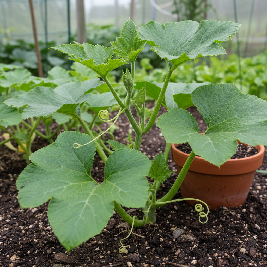 Green Pumpkin Vegetable Seeds – Premium Seeds for Home Gardening