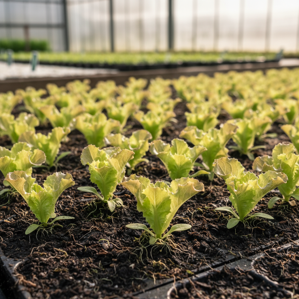 Organic Lollo Rossa Lettuce Seeds – Premium Leafy Vegetable Seeds