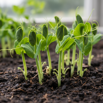Pea Sugar Snap Bush Sugar Ann Seeds - Sugar Snap Pea Seeds for Home Garden