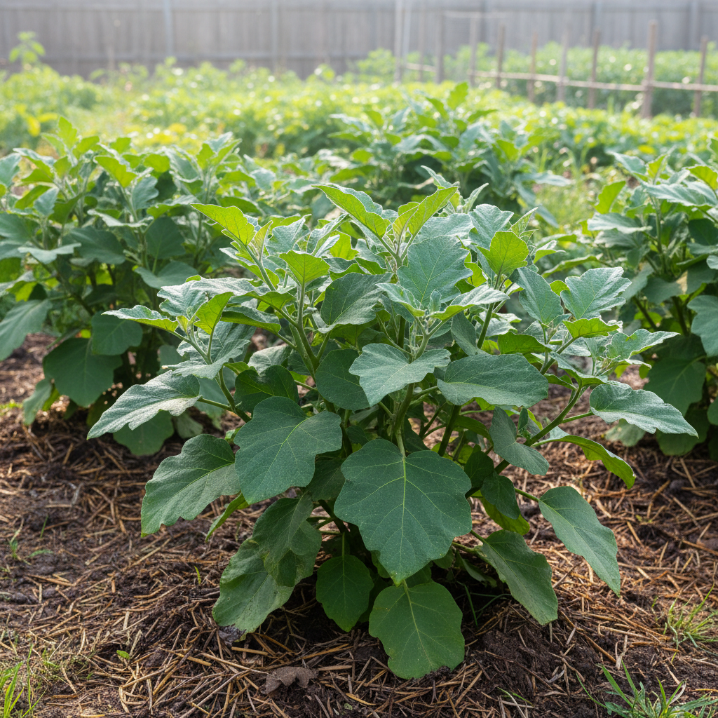 Brinjal Green Round Vegetable Seeds – Heirloom High-Yield Eggplant