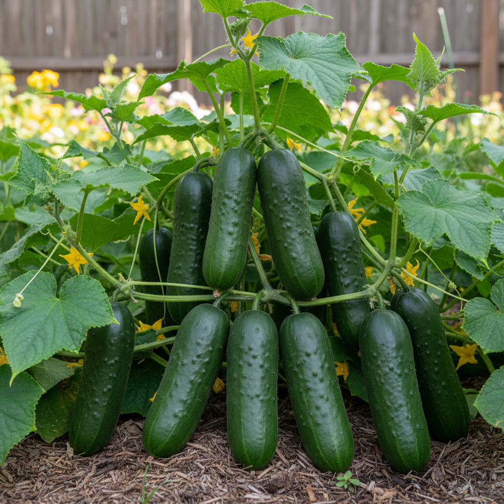 Spacemaster 80 Cucumber Seeds – Compact, High-Yield, Heirloom Variety