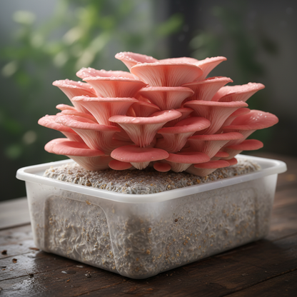 Pink Oyster Mushroom Beauty Seeds