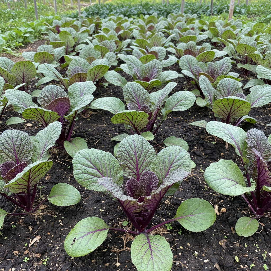 Purple Chinese Cabbage Seeds – Heirloom Non-GMO Leafy Vegetable