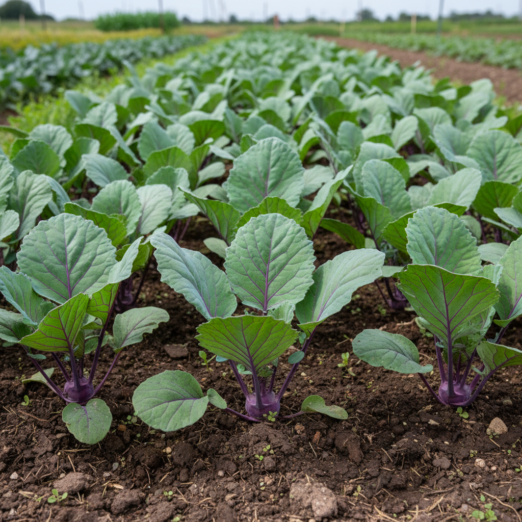 Purple Kohlrabi Seeds – Crisp & Vibrant Home Garden Vegetable