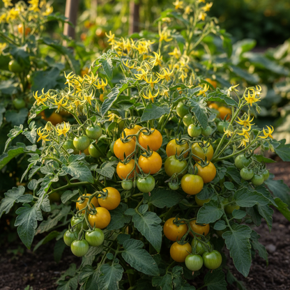 Tomato Jaune Flamme Seeds - Yellow Cherry Tomato Seeds for Home Garden